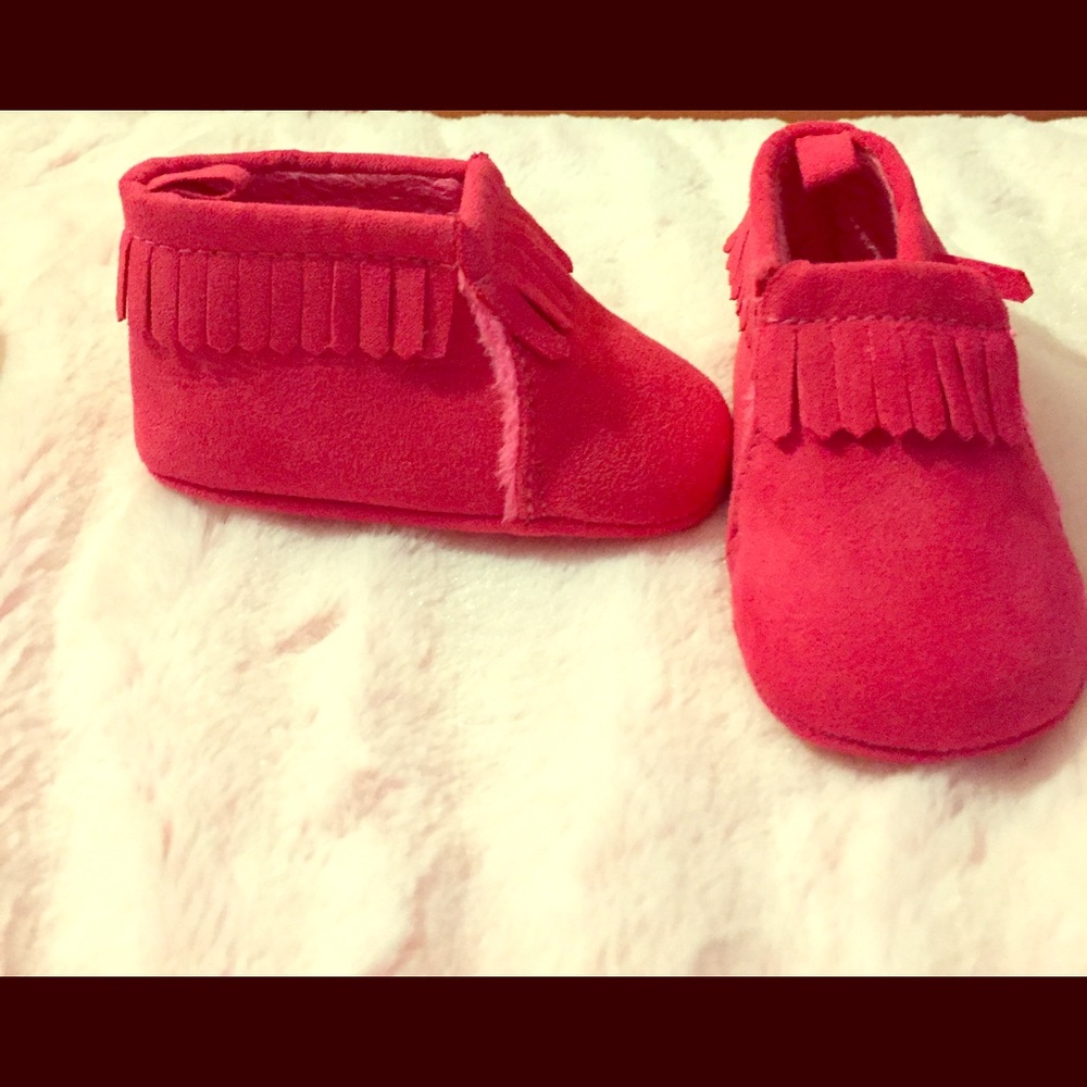 Suede Mocs 0-3 months